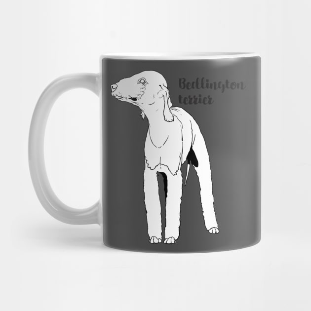 Bedlington terrier by eRDe